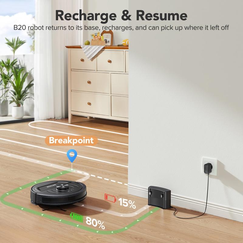 BPMIO B20 Robot Vacuum and Mop Combo