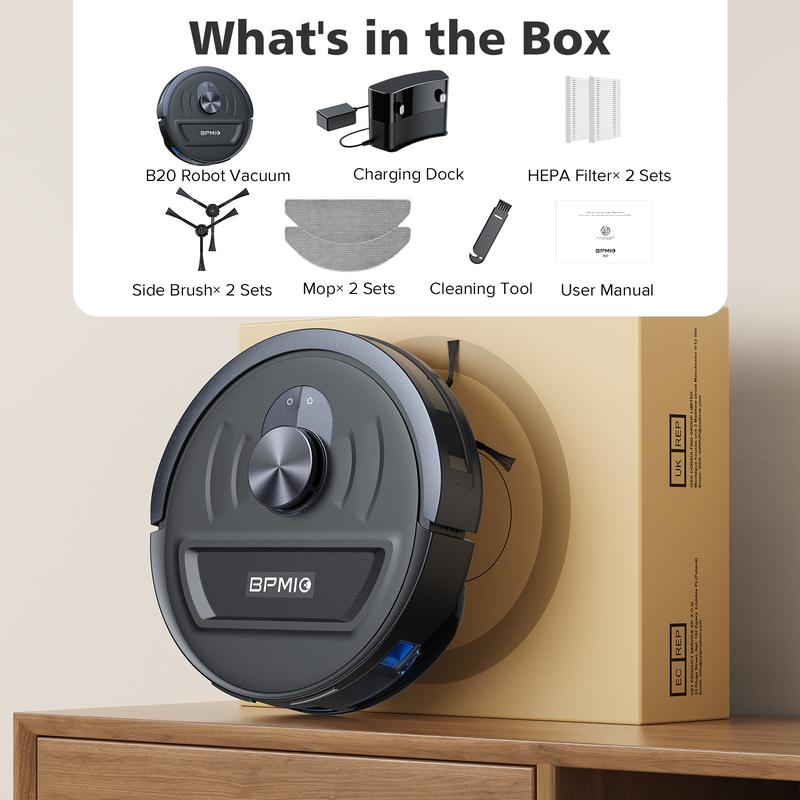 BPMIO B20 Robot Vacuum and Mop Combo