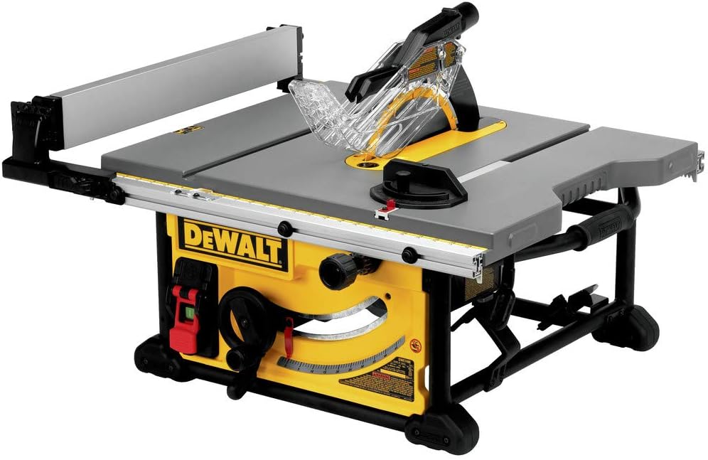DEWALT 10-Inch Table Saw with Rolling Stand