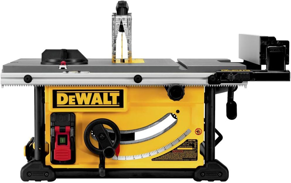 DEWALT 10-Inch Table Saw with Rolling Stand