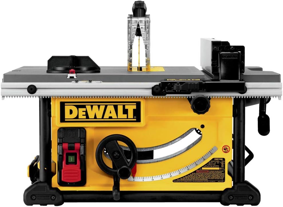 DEWALT 10-Inch Table Saw with Rolling Stand