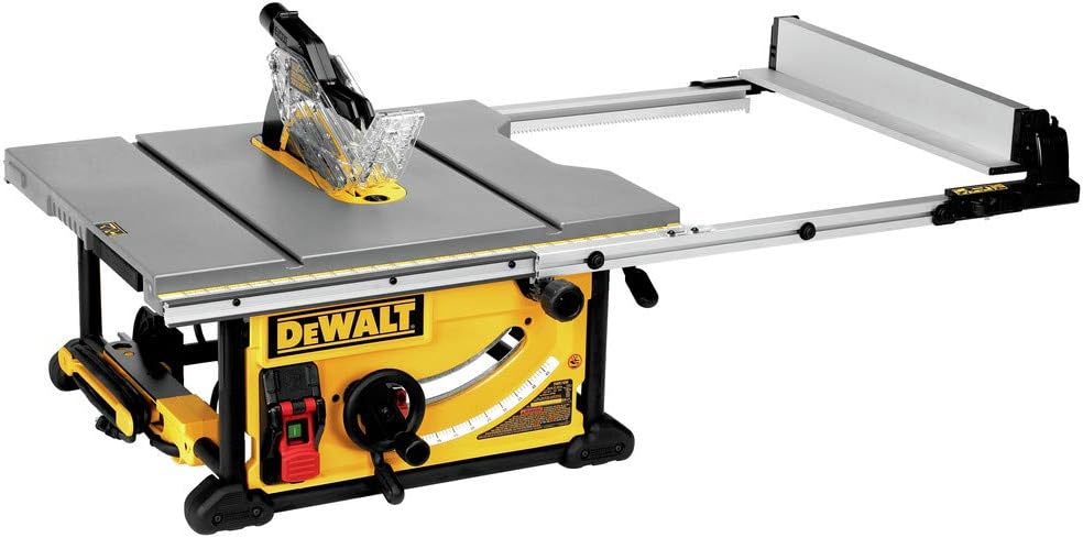 DEWALT 10-Inch Table Saw with Rolling Stand