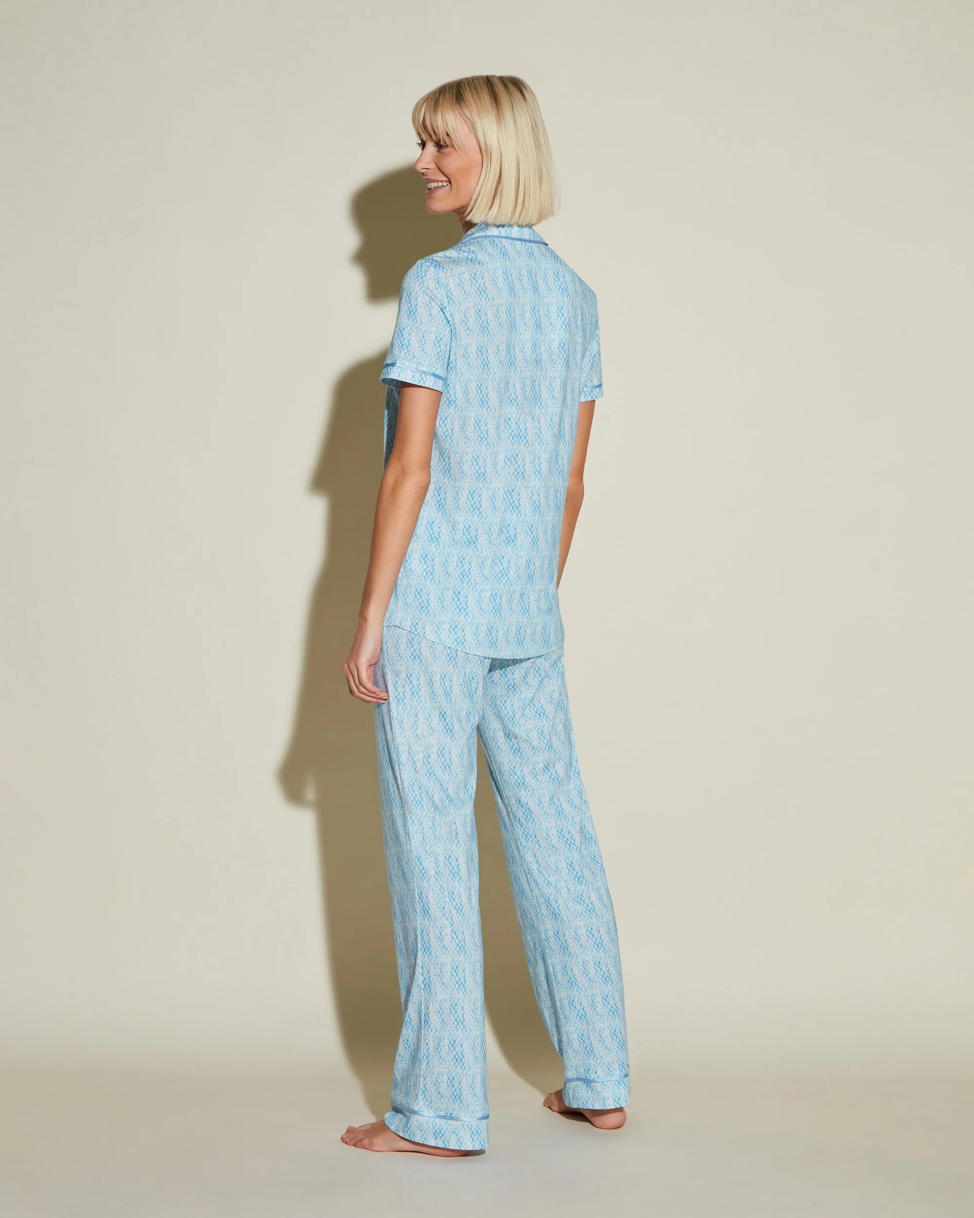 Short Sleeve Top & Pant Pajama Set