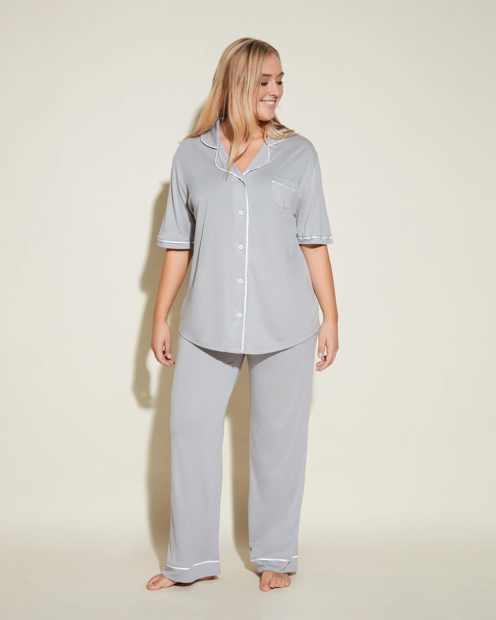 Short Sleeve Top & Pant Pajama Set