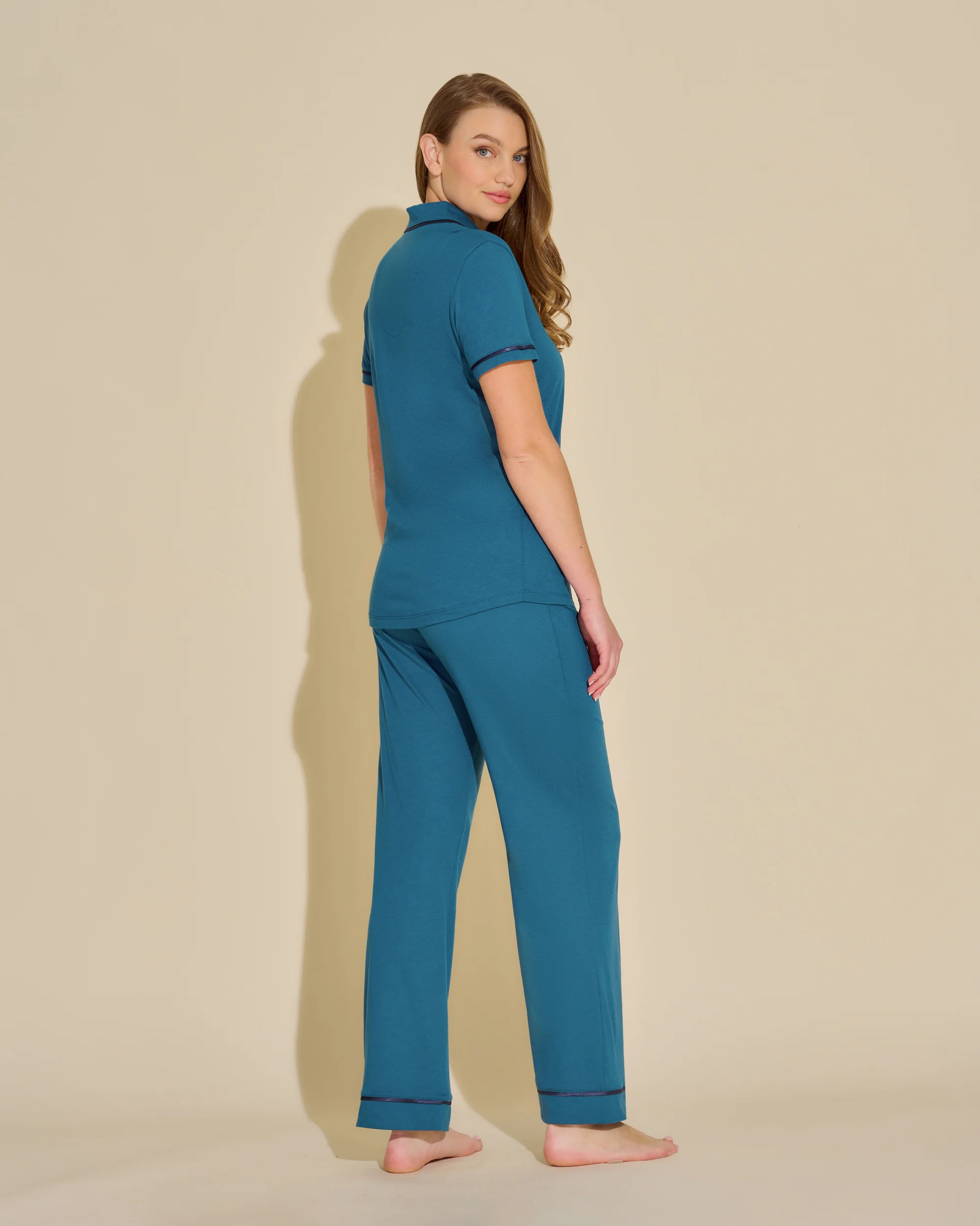Short Sleeve Top & Pant Pajama Set
