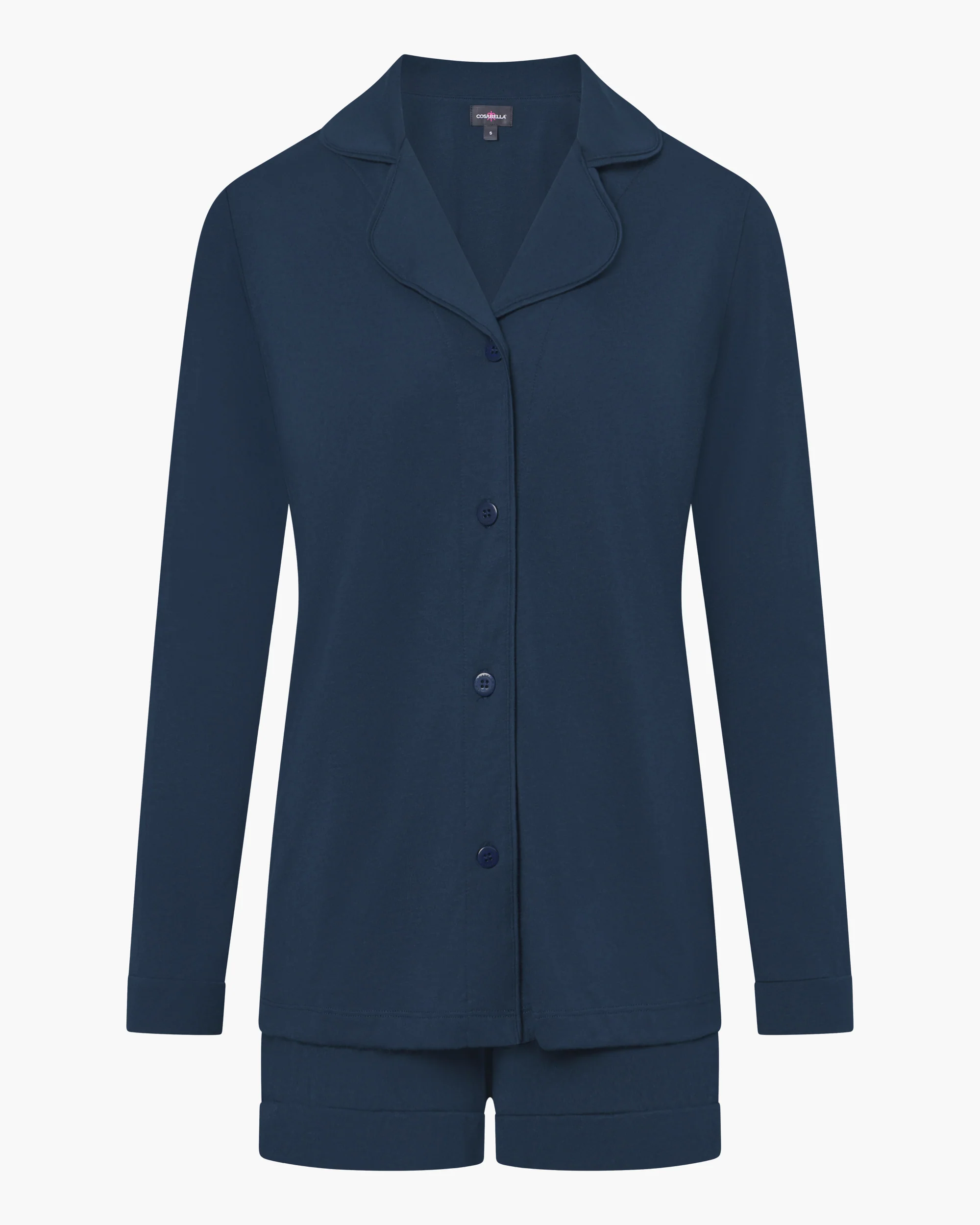 Long Sleeve Top & Boxer Pajama Set