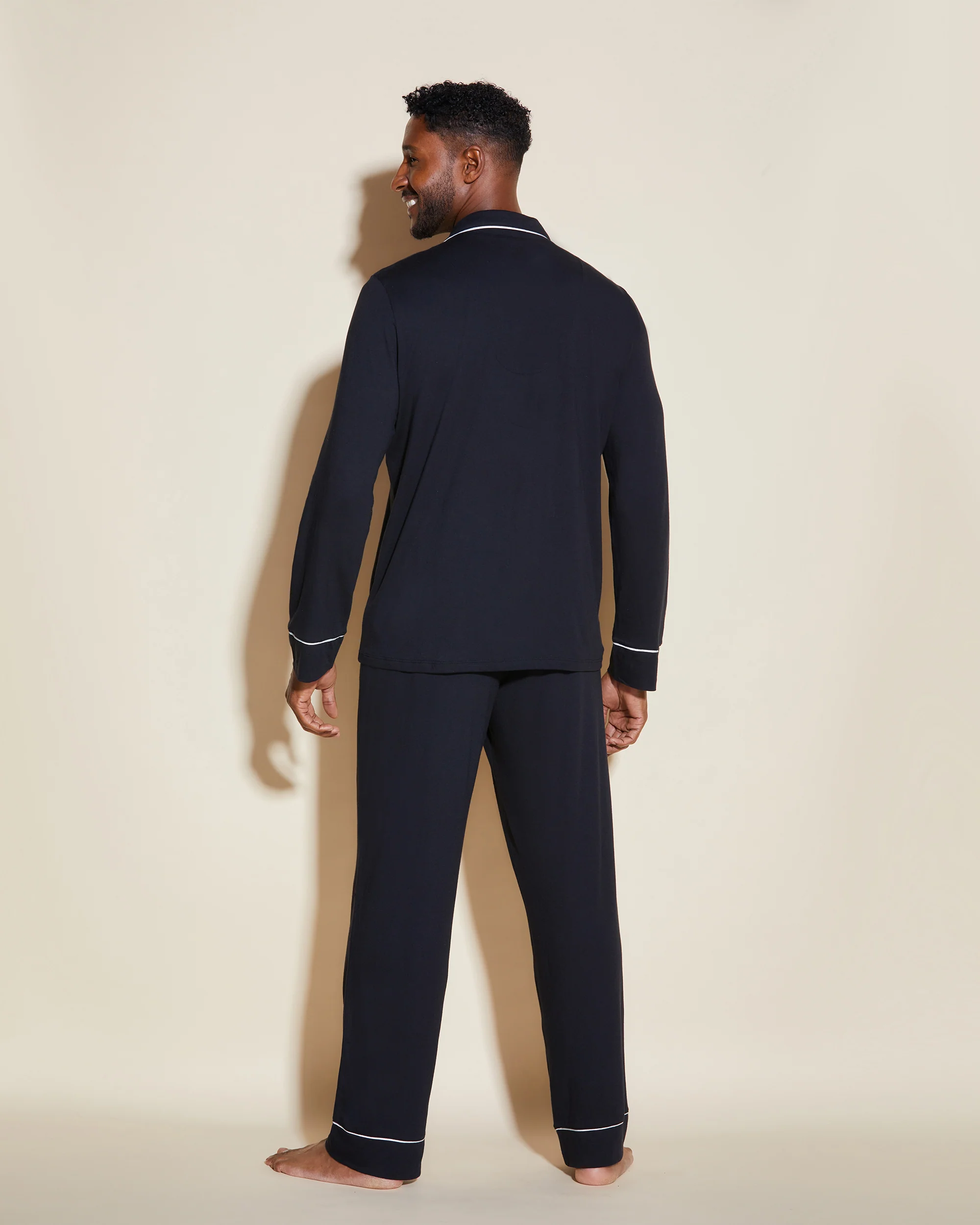 Men's Classic Long Sleeve Top & Pant Pajama Set