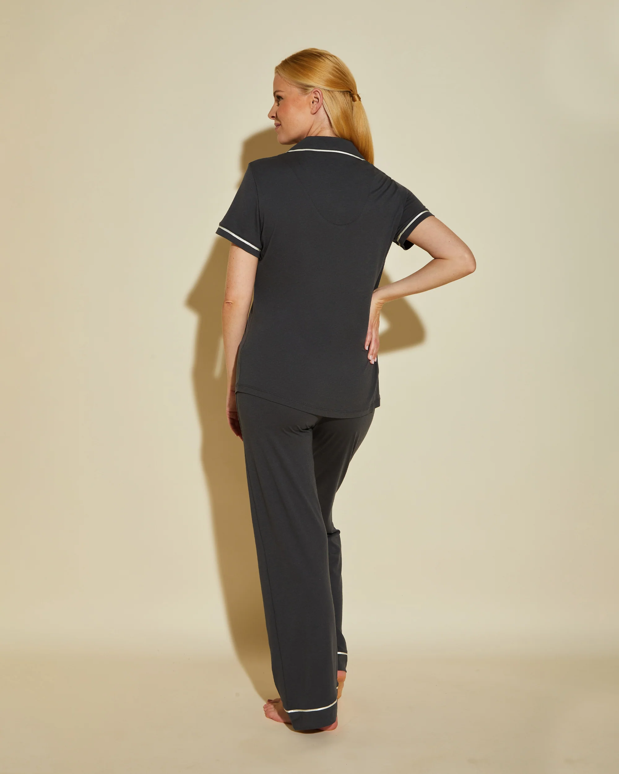 Short Sleeve Top & Pant Pajama Set