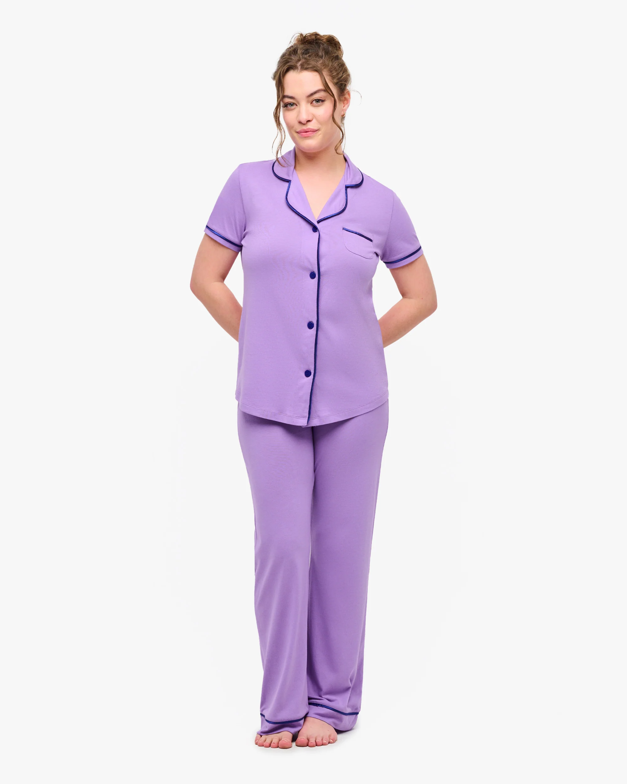 Short Sleeve Top & Pant Pajama Set