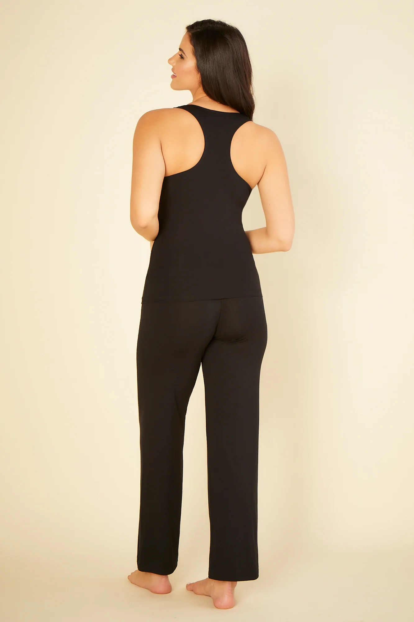 Curvy Racerback Camisole And Pant Set