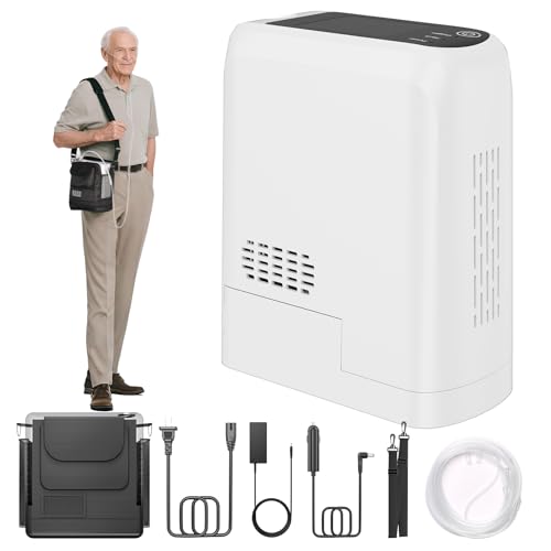Portable Oxygen Concentrator 1-7L Adjustable Oxygen Concentrator Machine ROGS