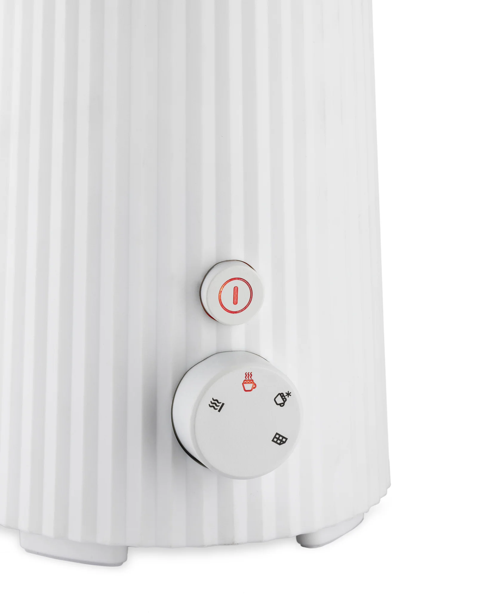 Plissé Multi-function milk frother. British plug Design Michele De Lucchi