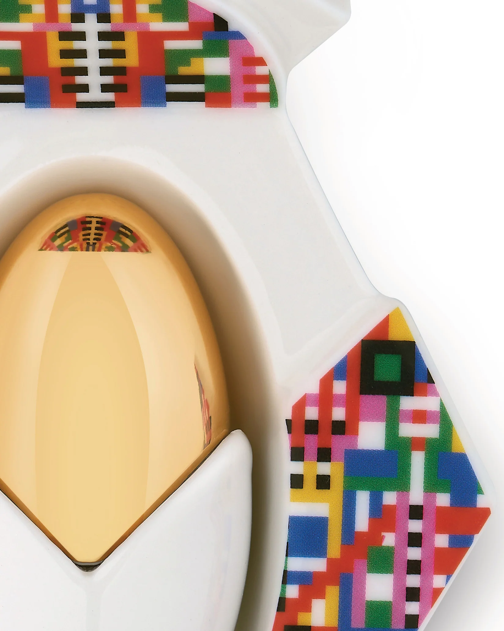 Holyhedrics Jesus Figurine in porcelain Design Elena Salmistraro