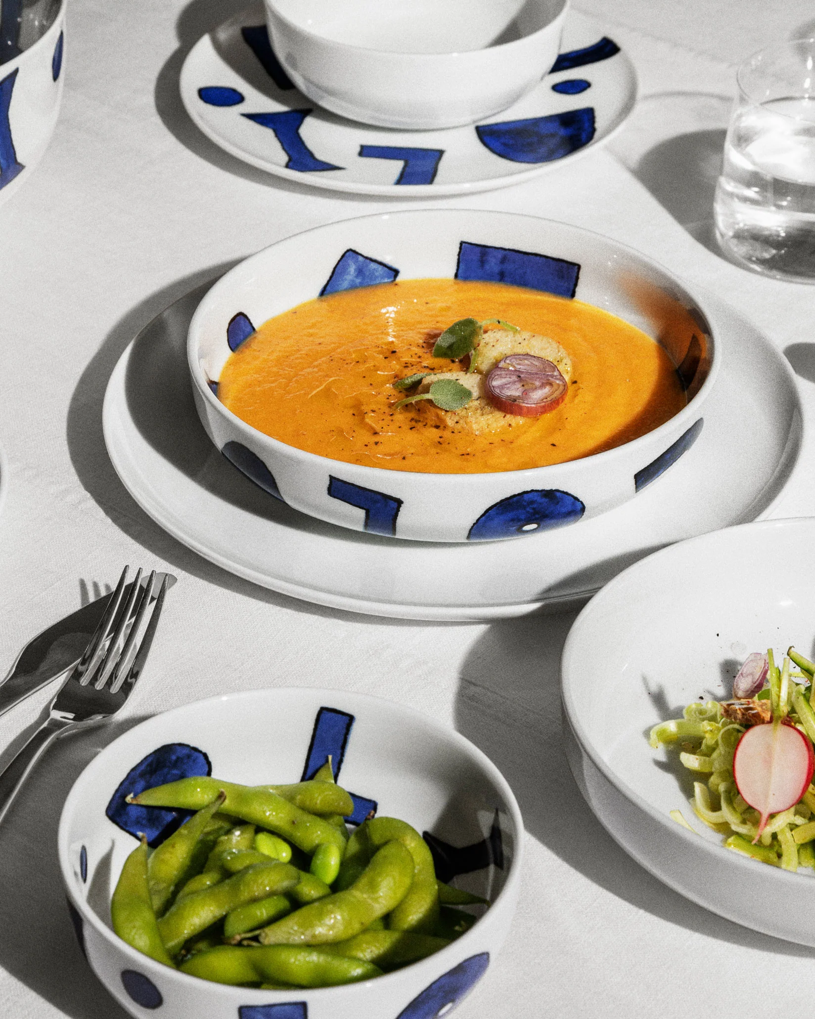 Itsumo - Yunoki ware Soup bowl. 4 pieces Design Naoto Fukasawa