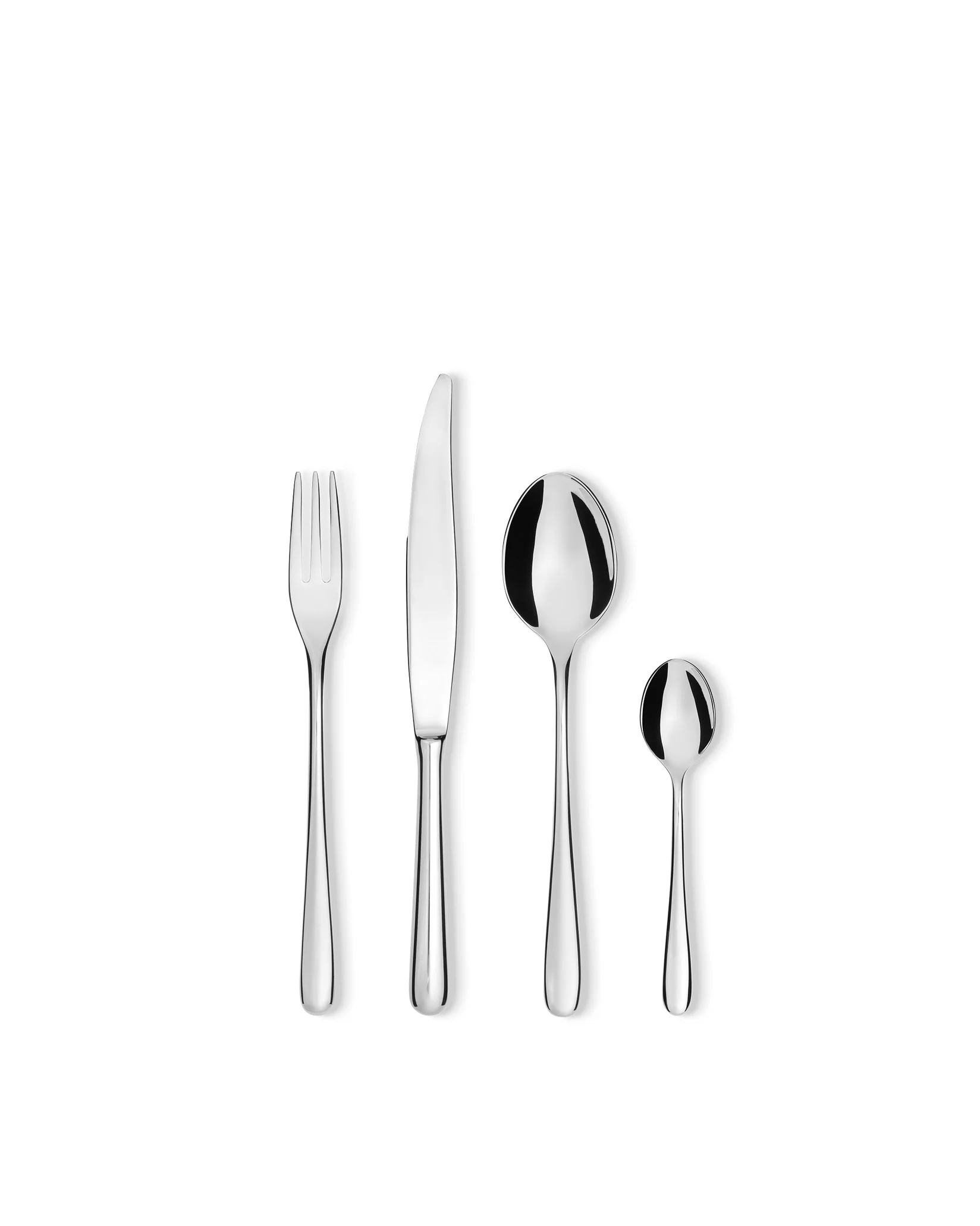 Caccia Cutlery set 24 pieces Design Luigi Caccia Dominioni, Livio e Pier Giacomo Castiglioni