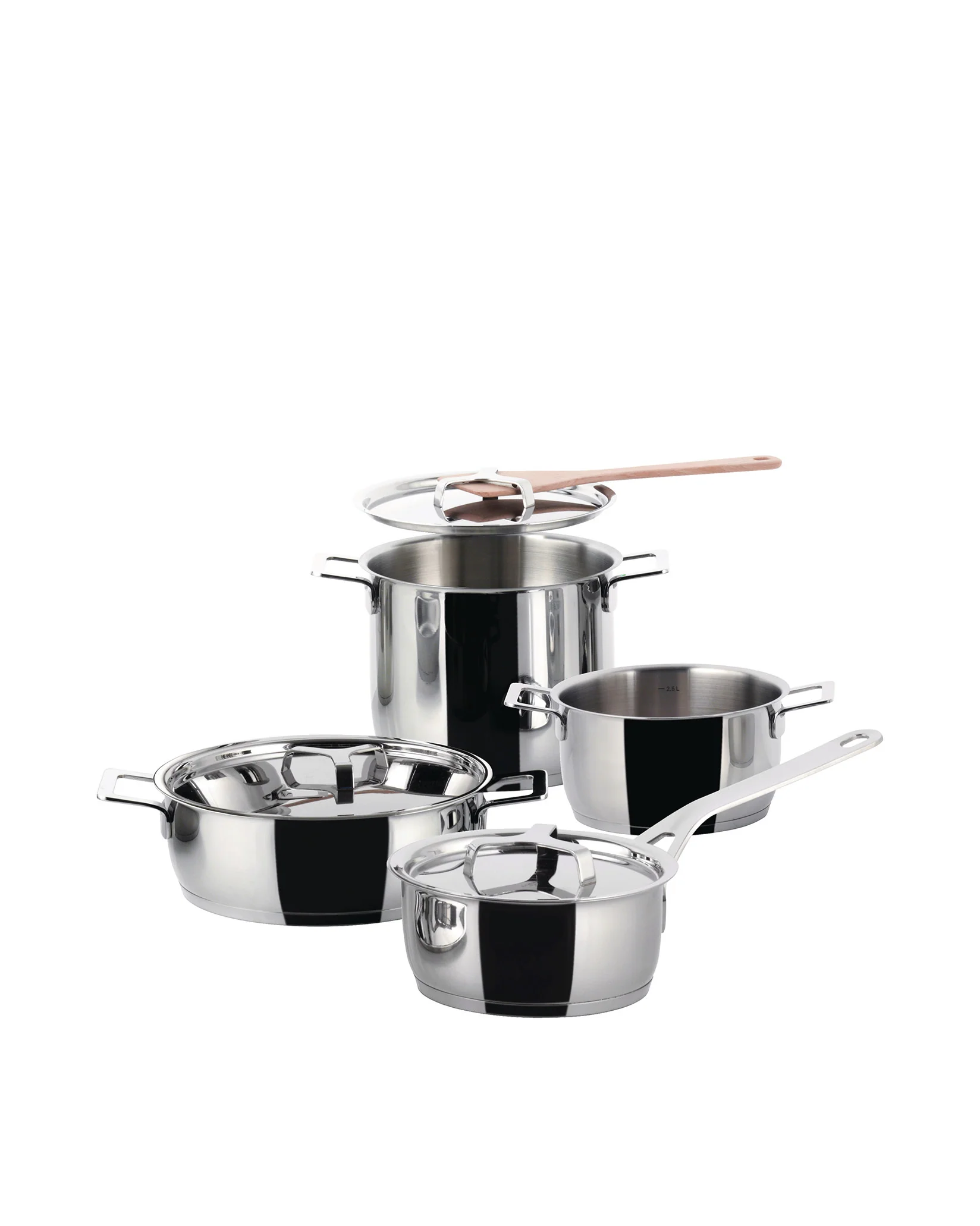 Pots&Pans Pots and pans set 7 pieces Design Jasper Morrison