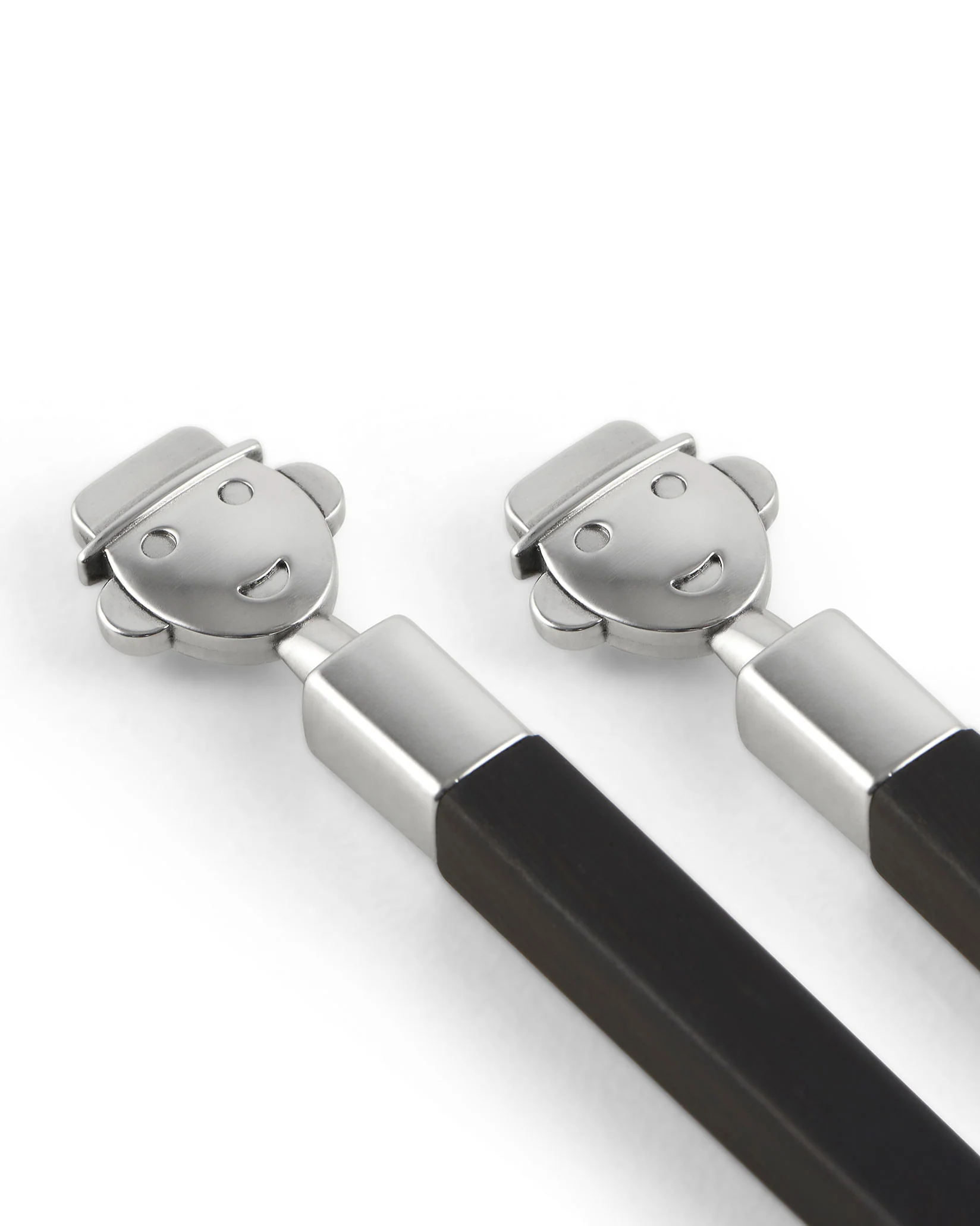 Alessandro Stick Set composed of two chopsticks Design Alessandro Mendini