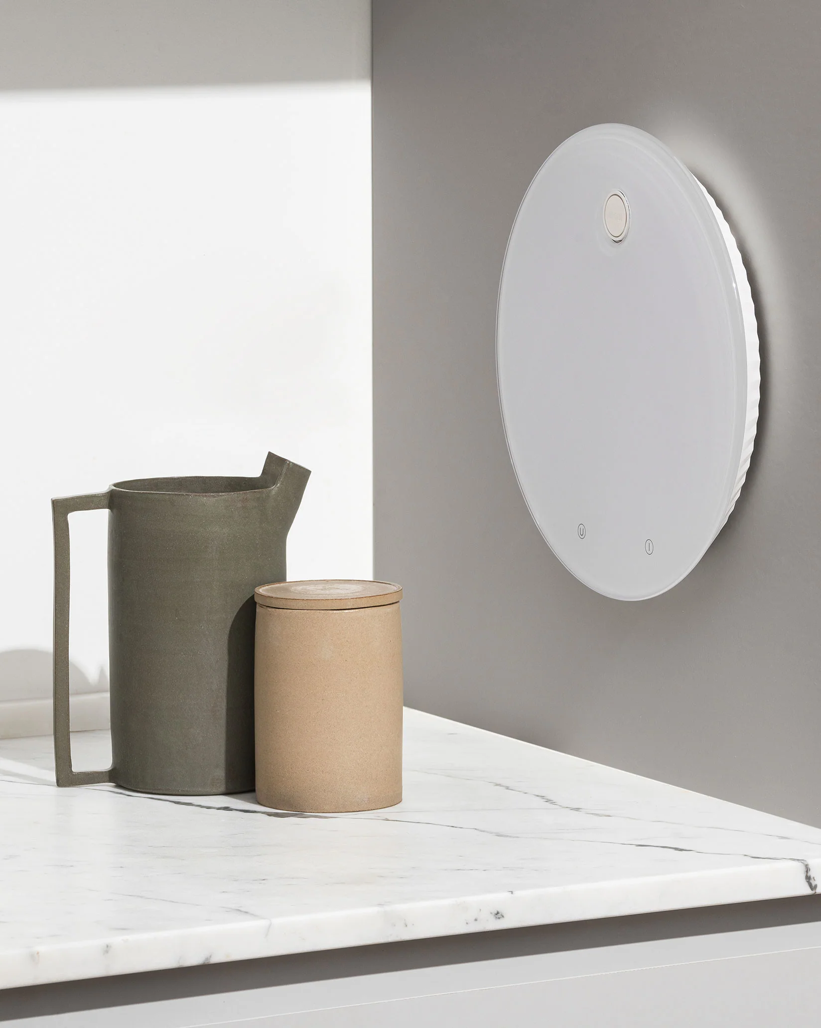 Plissé Digital kitchen scale Design Michele De Lucchi