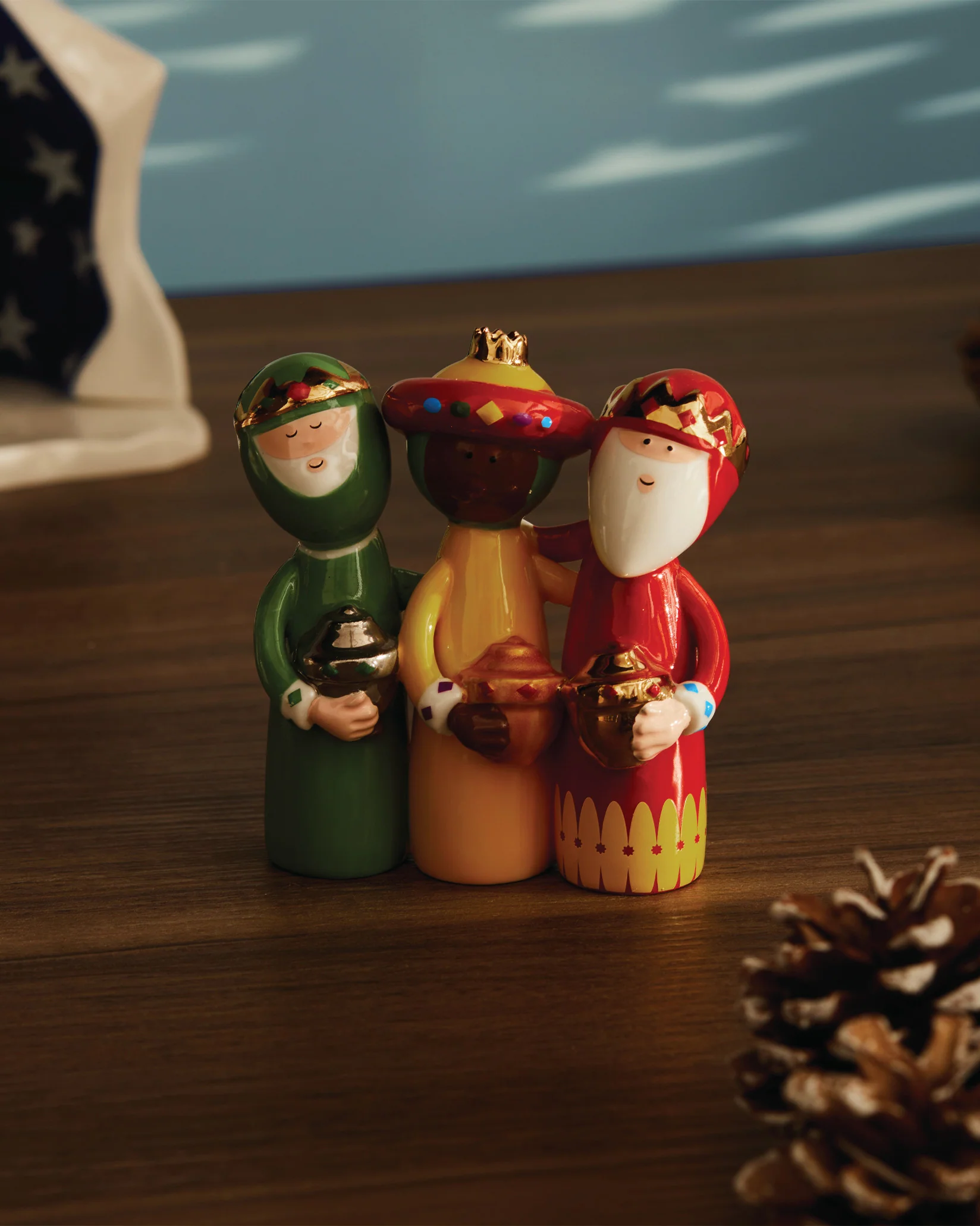 Uno, Due, Tre Re Magi Figurine Design Marcello Jori, Massimo Giacon