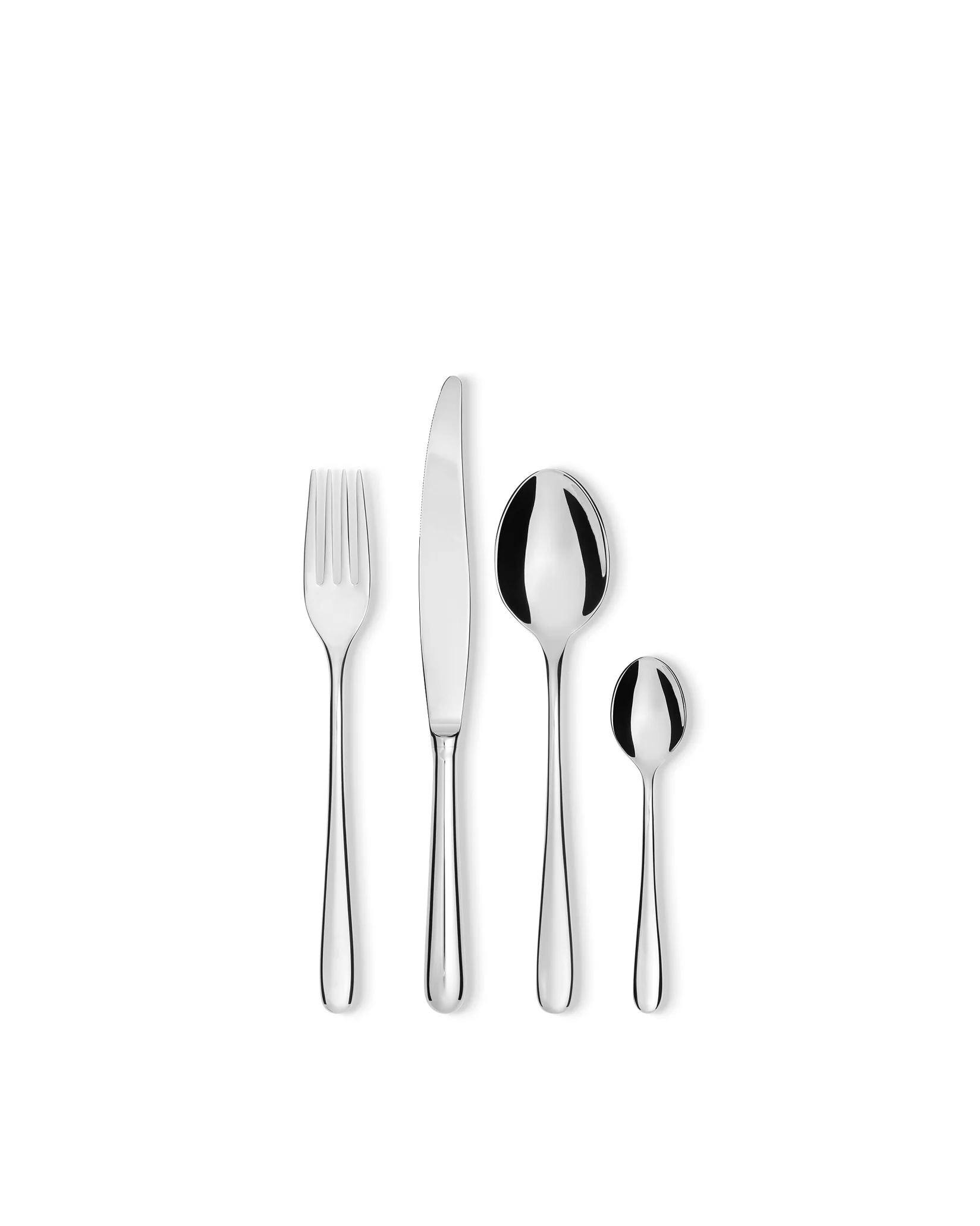 Caccia Cutlery set 24 pieces Design Luigi Caccia Dominioni, Livio e Pier Giacomo Castiglioni