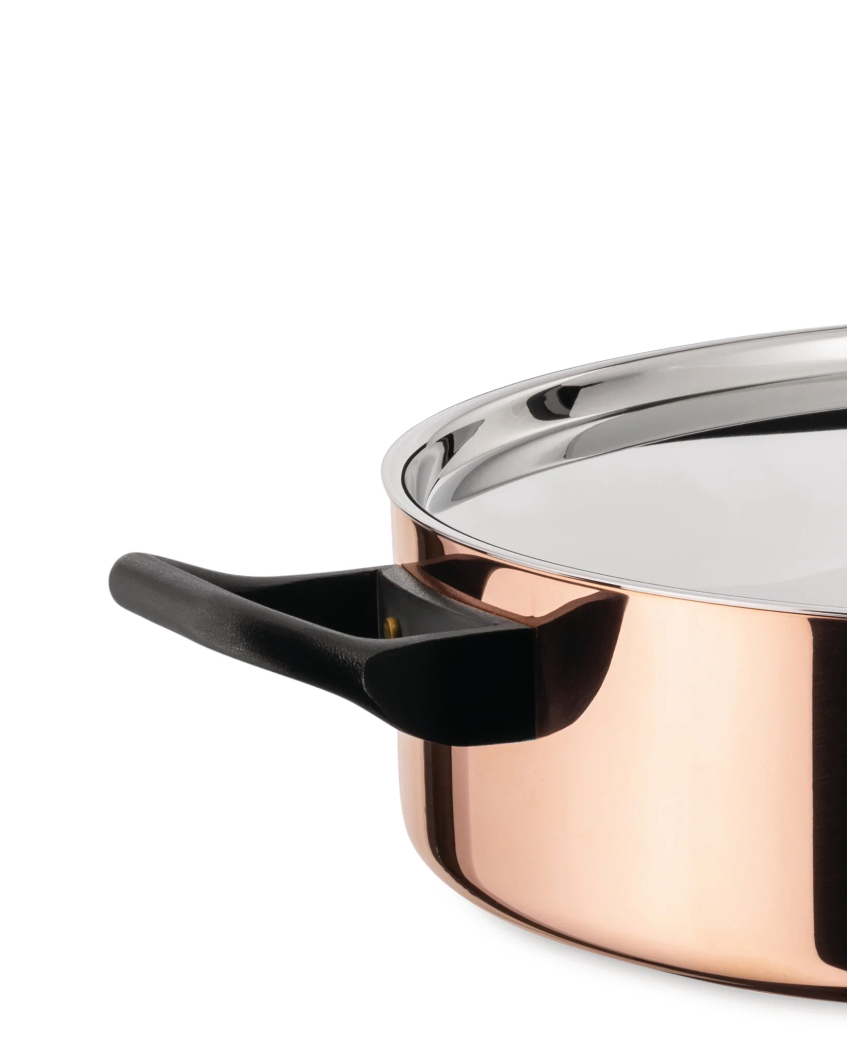 La Cintura di Orione Low casserole with two handles Design Richard Sapper, Gualtiero Marchesi