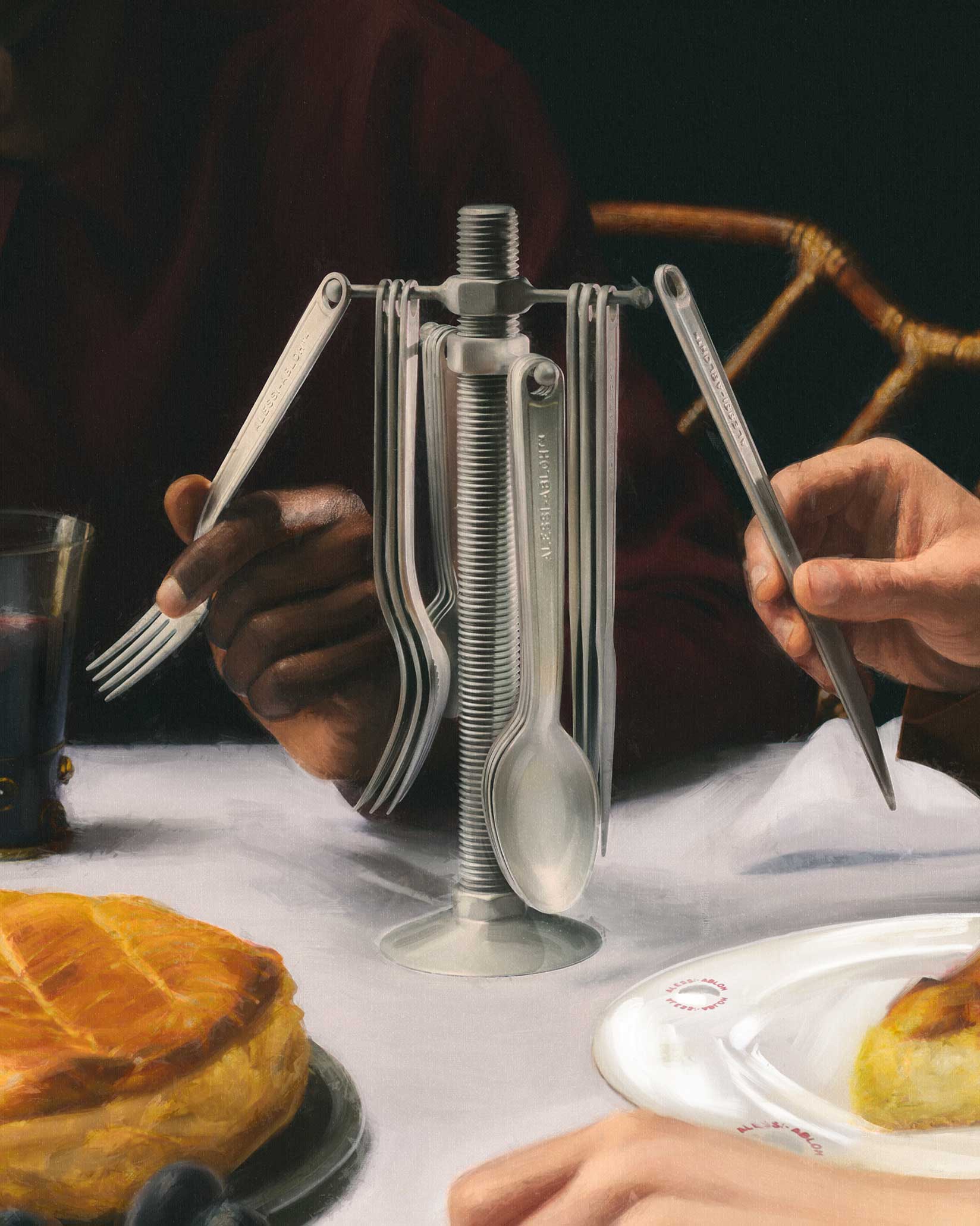 Conversational Objects Cutlery set Design Virgil Abloh