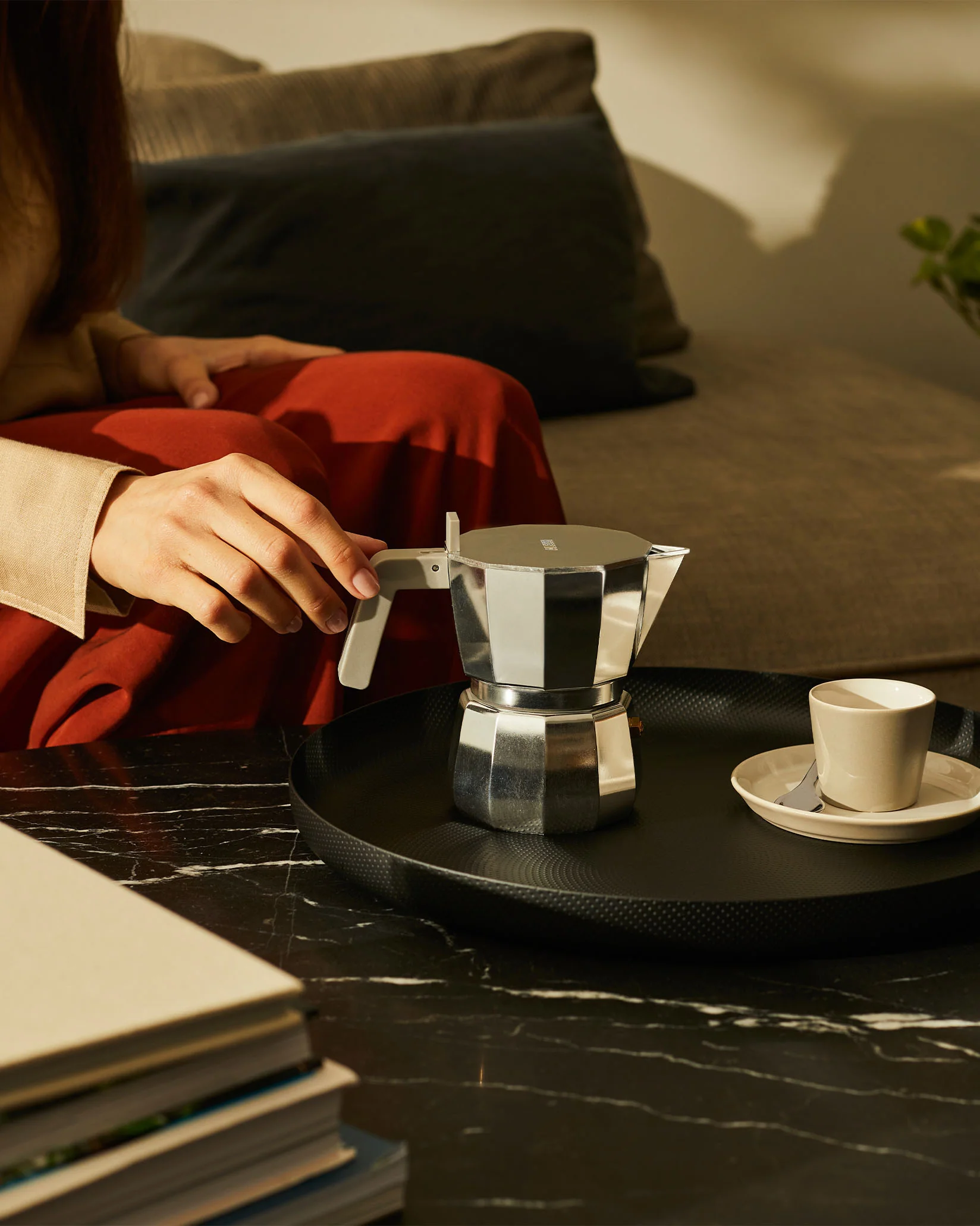 Moka Espresso coffee maker Design David Chipperfield