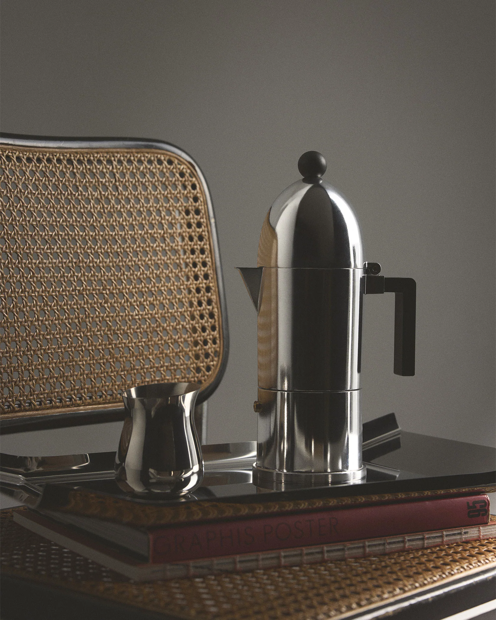 La cupola Espresso coffee maker. Induction. Design Aldo Rossi