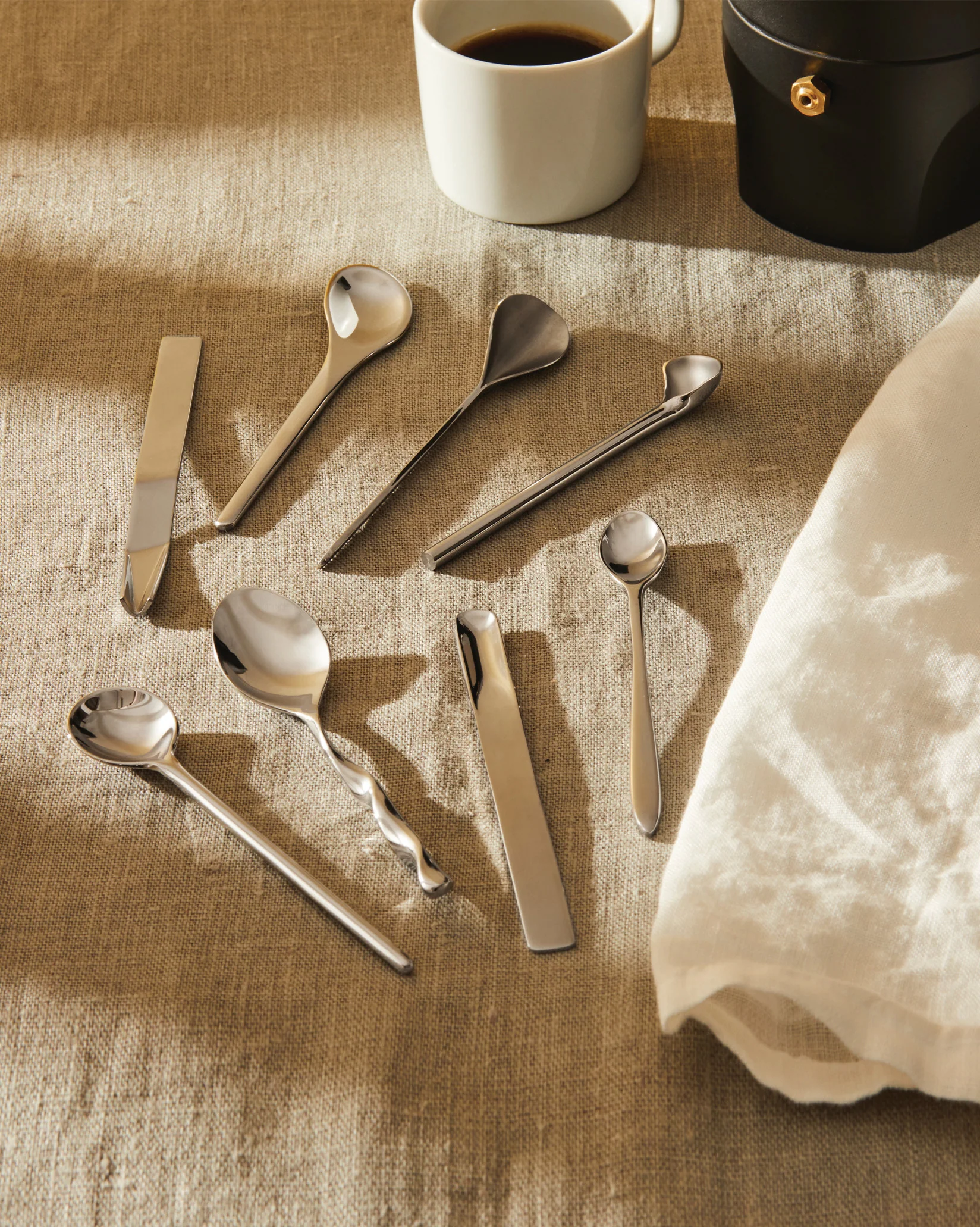 Il caffè/tè Alessi Set of 8 coffee spoons
