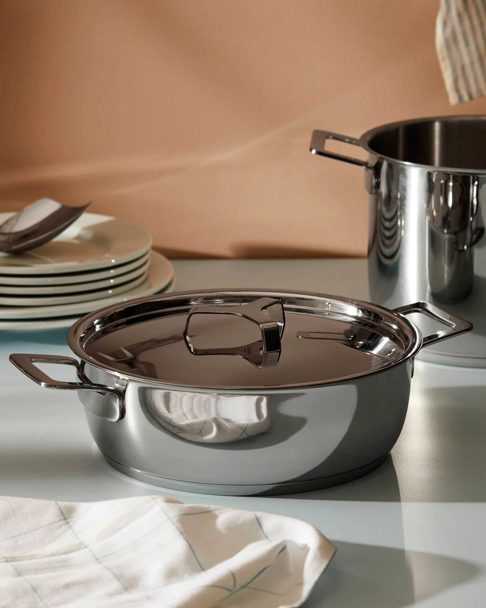 Pots&Pans Low casserole with two handles