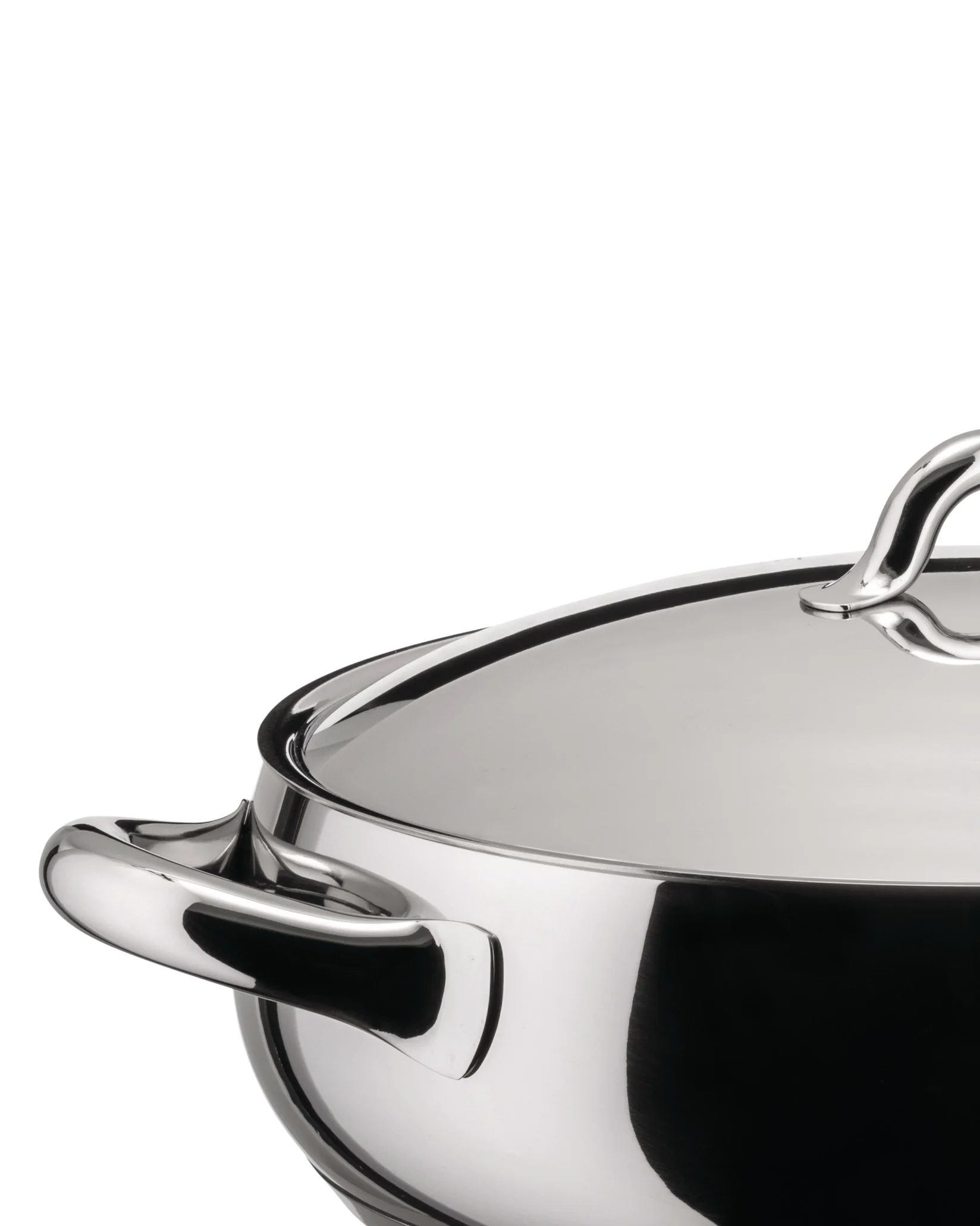 Mami Low casserole with two handles Design Stefano Giovannoni