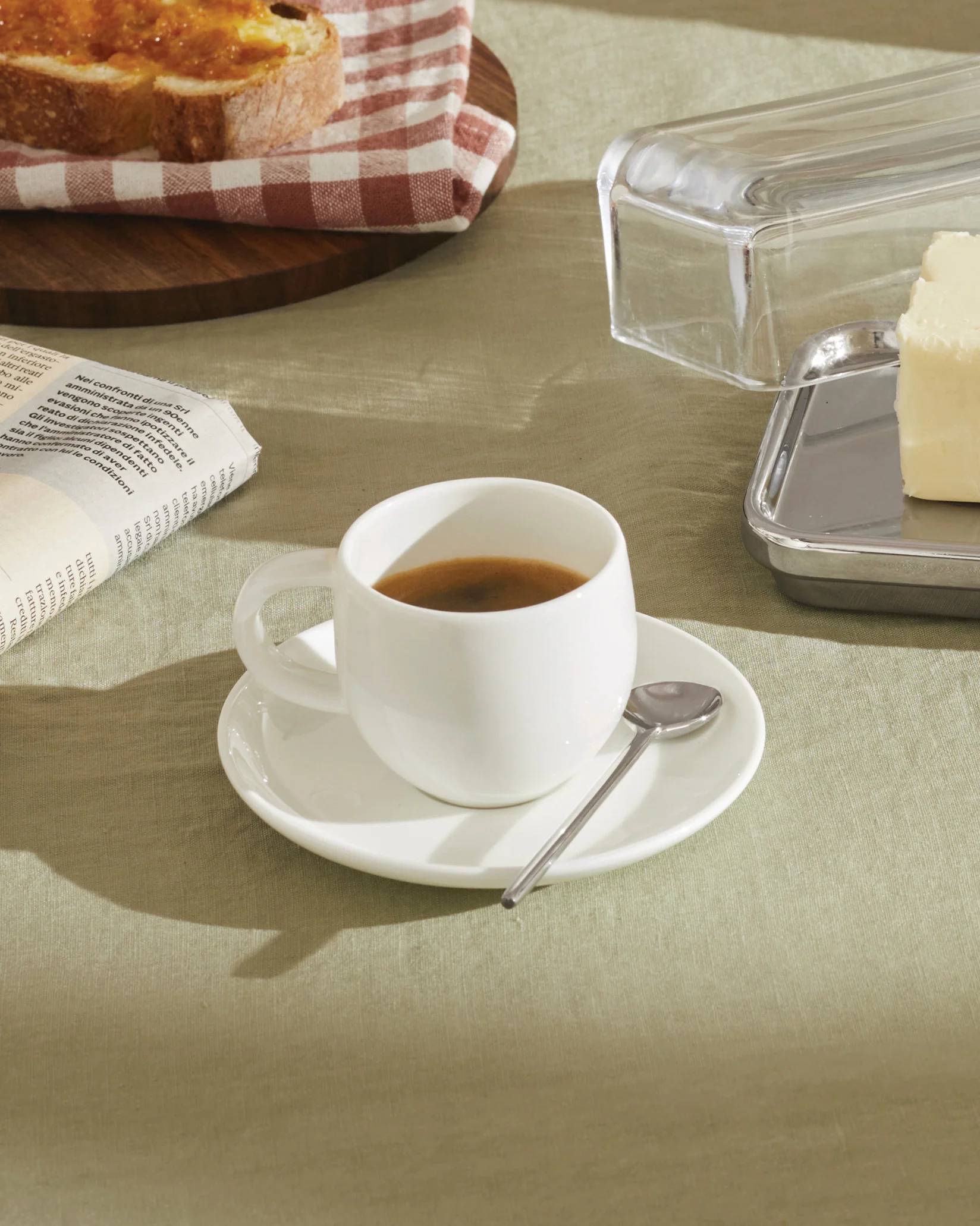 All-Time Saucer for mocha cup. 4 pieces Design Guido Venturini