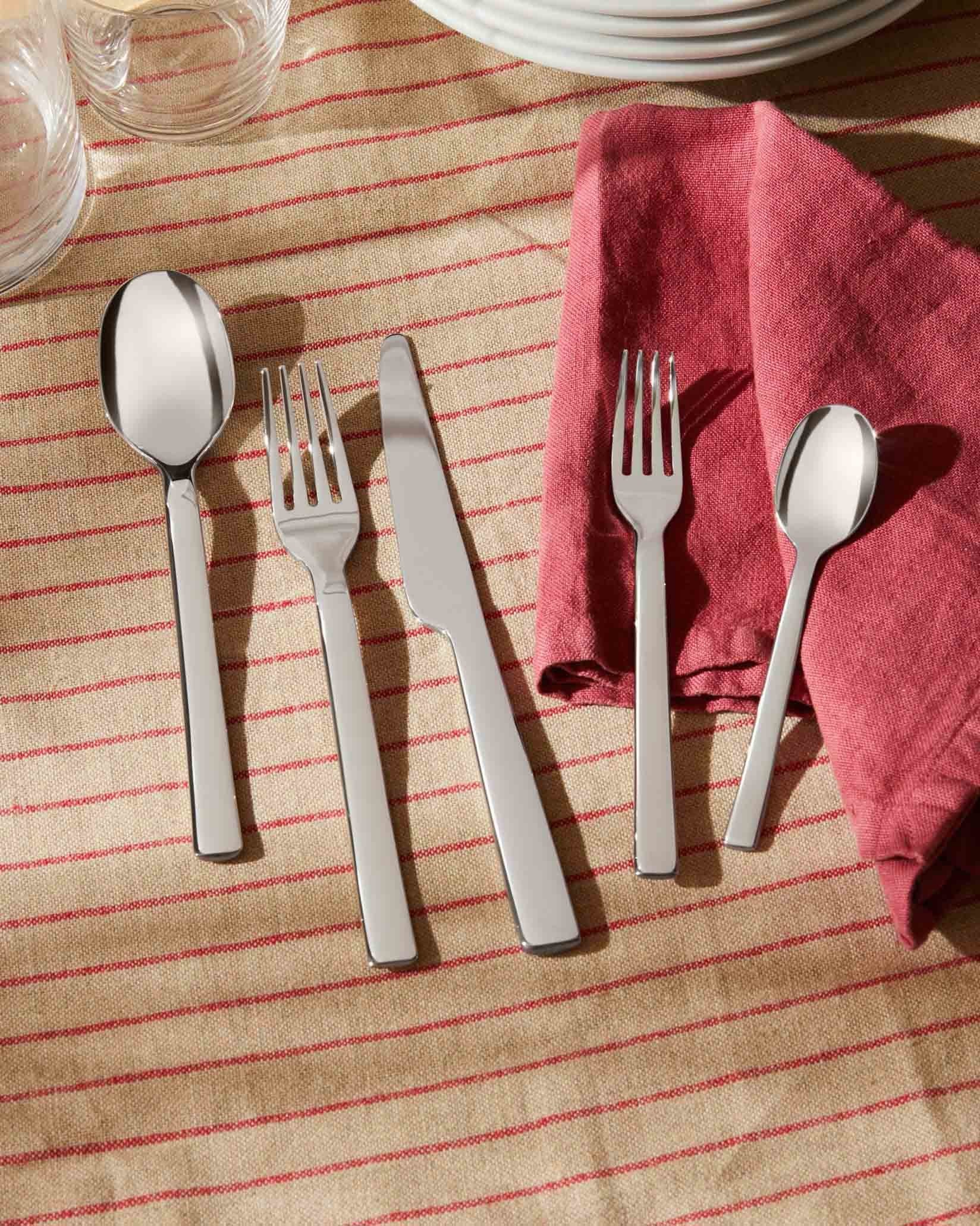 Ovale Dessert fork. 6 pieces Design Ronan & Erwan Bouroullec