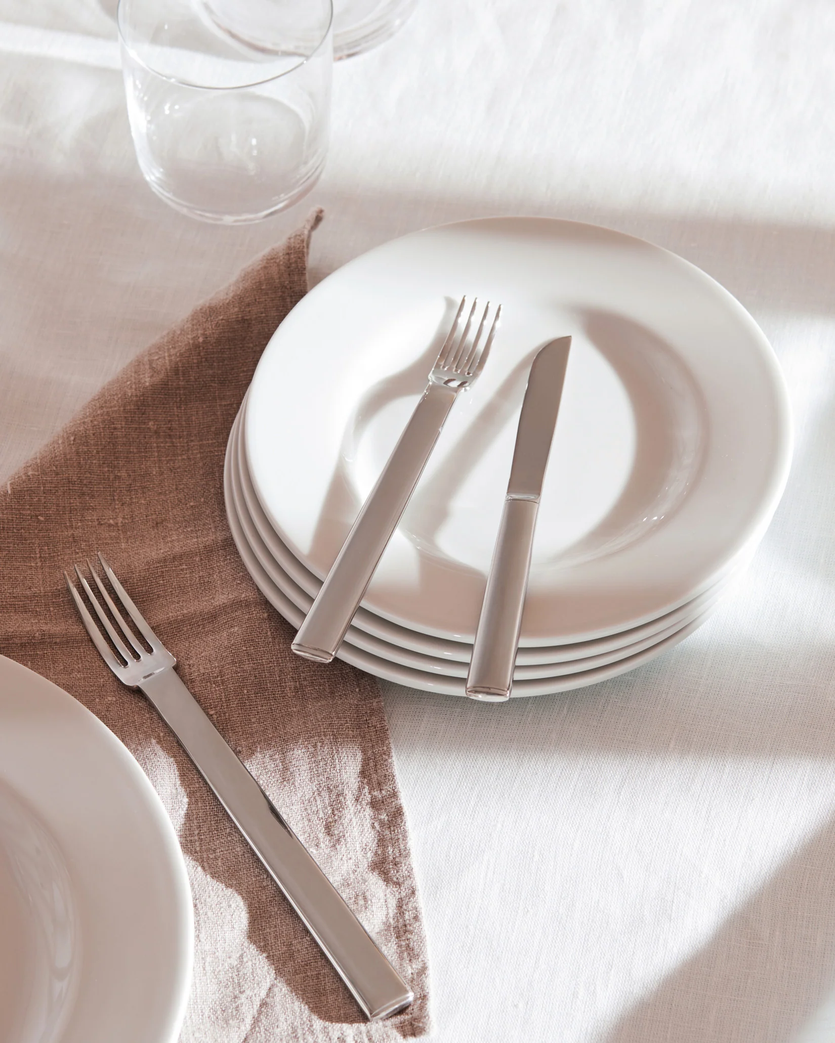 Rundes Modell Dessert fork. 6 pieces Design Josef Hoffmann