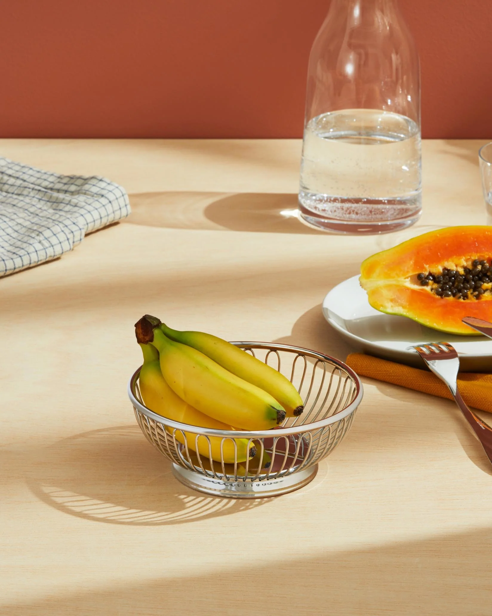 826 Round wire basket Design Ufficio Tecnico Alessi