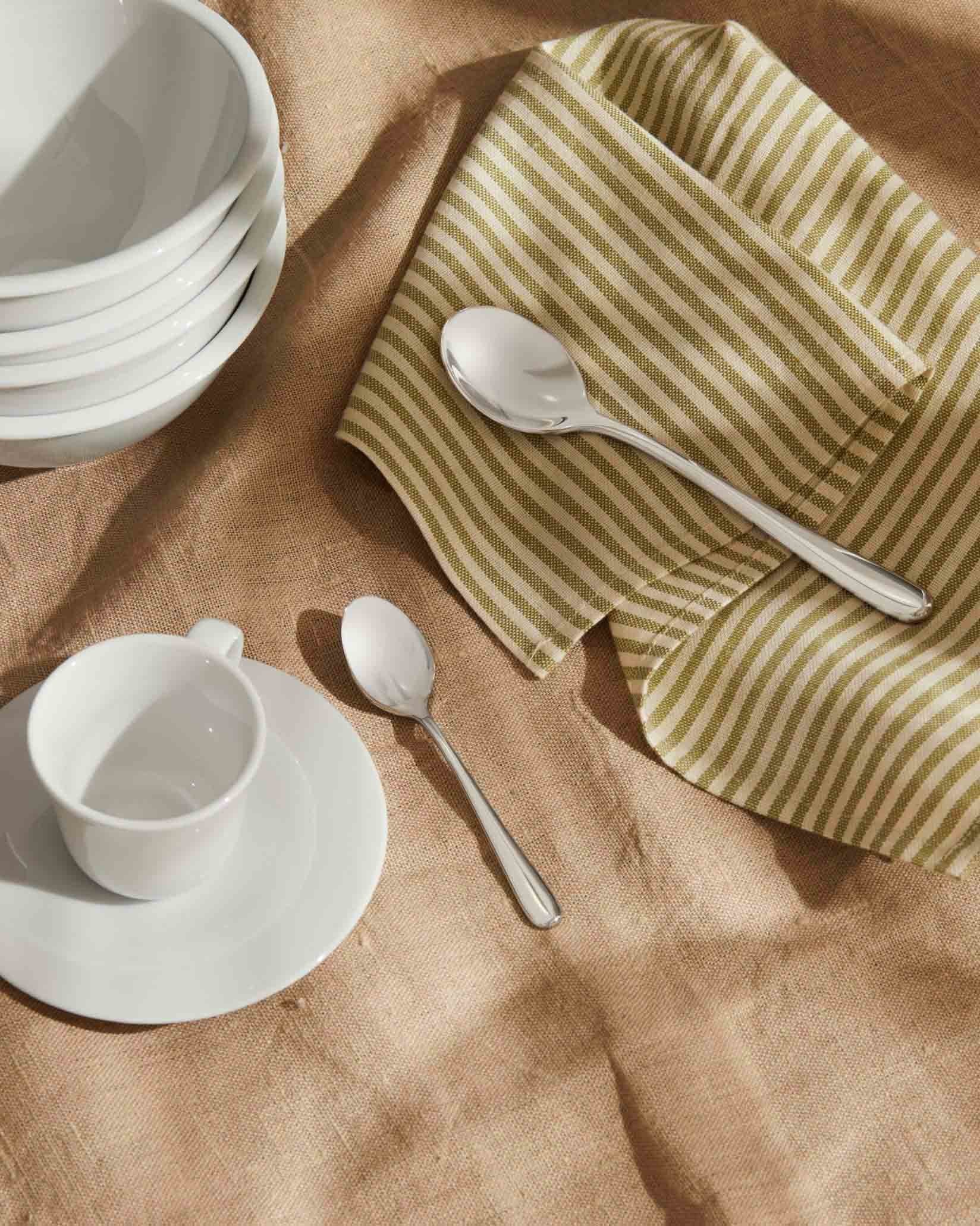 Caccia Ice cream spoon. 6 pieces Design Luigi Caccia Dominioni, Livio e Pier Giacomo Castiglioni