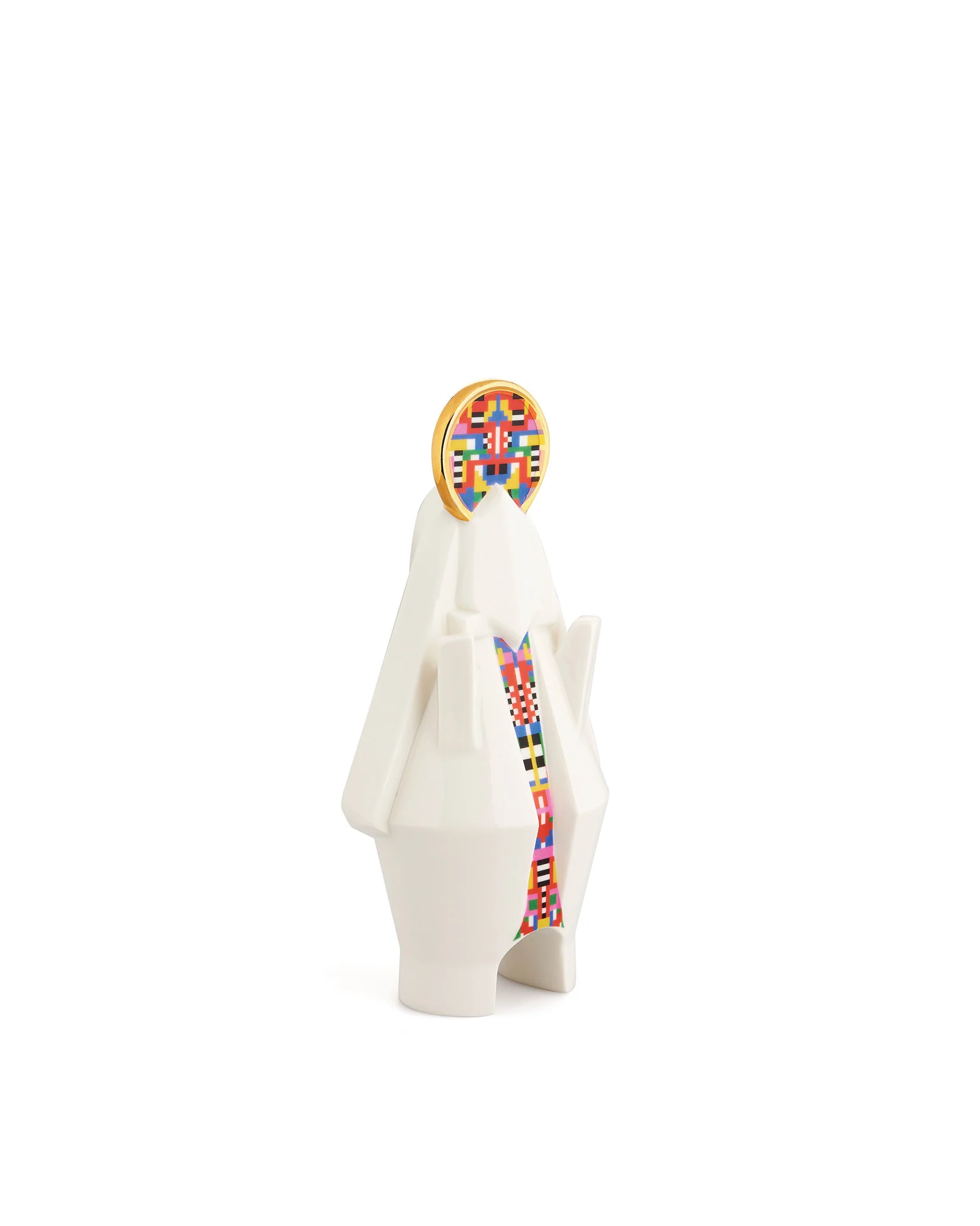 Holyhedrics Mary Figurine in porcelain Design Elena Salmistraro