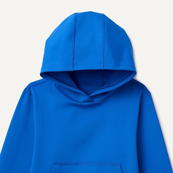 Boys' Active Performance Stretch Knit Athletic Hoodie Sweatshirt