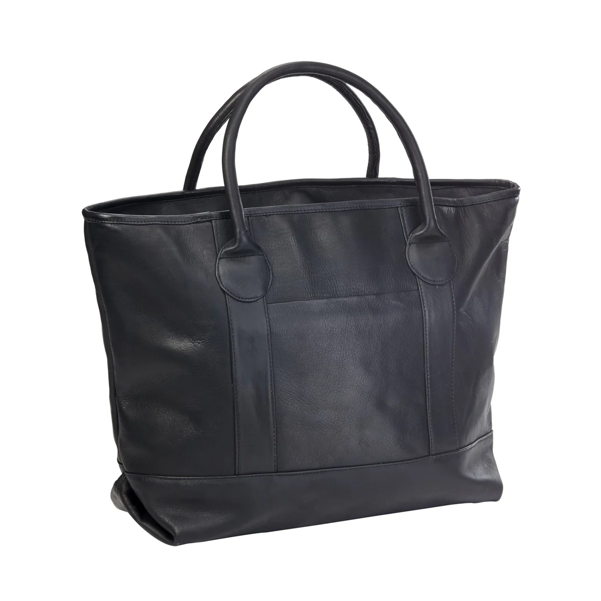 Nantucket Leather Top Tote