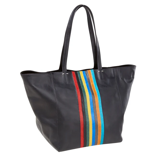 Iris Square Bottom Leather Tote