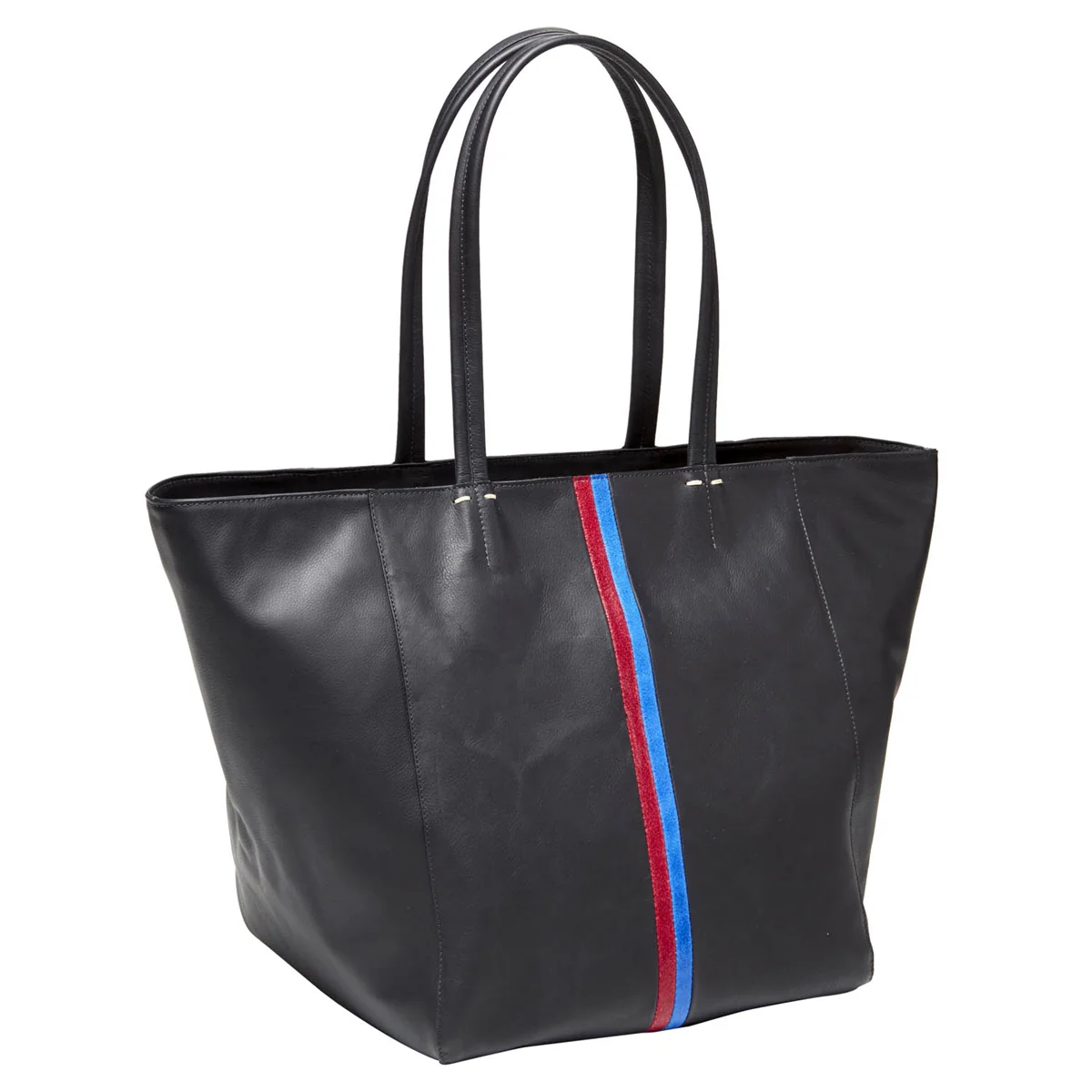 Felicia Square Bottom Leather Tote