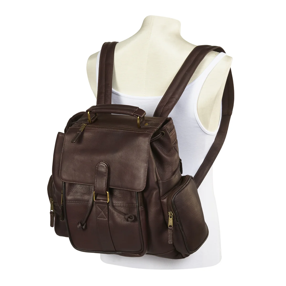 Urban Survival Leather Backpack