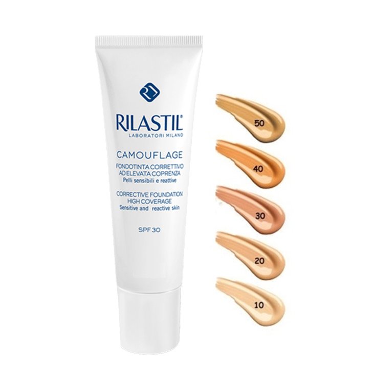 Camouflage Fondotinta Correttivo SPF30 10 Porcelain Rilastil 30ml
