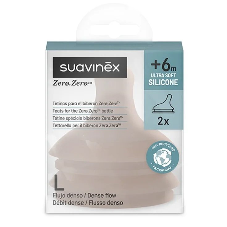 Zero Zero Tettarella Flusso Denso L Deep Nude Suavinex 2 Pezzi