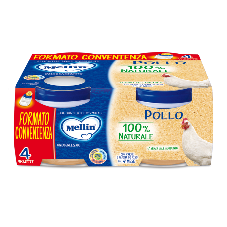 Omogeneizzati Di Carne Pollo Mellin 4x80g