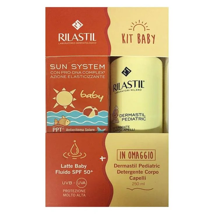 Kit Baby Sun System Baby SPF50 + Dermastil Pediatric Rilastil
