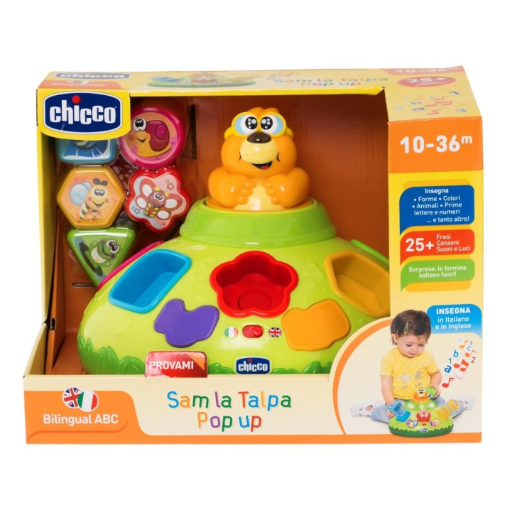 Sam La Talpa Pop Up Bilingual ABC CHICCO 10M+
