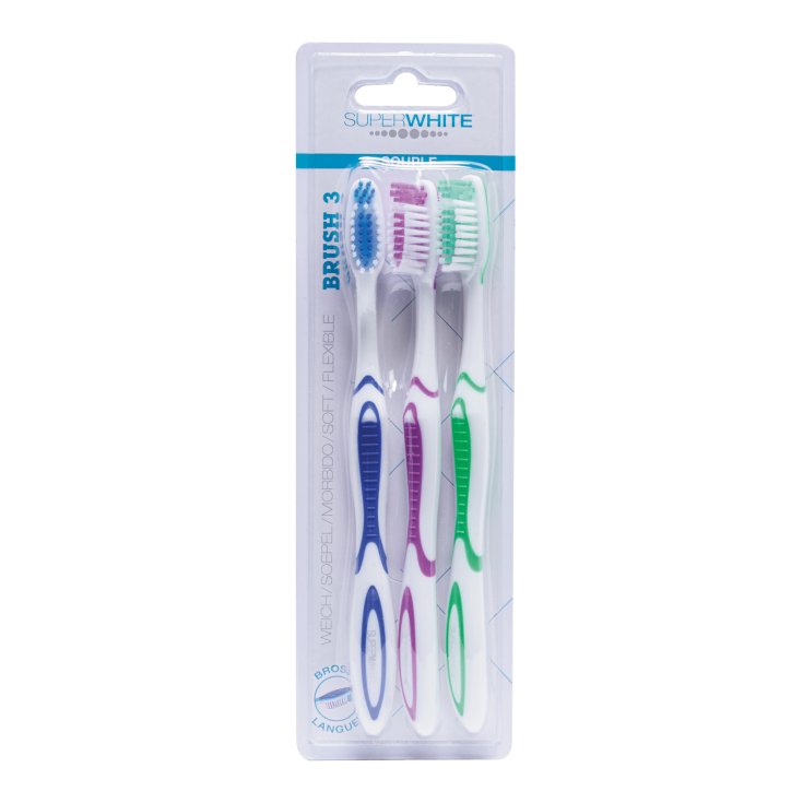 Spazzolino Da Denti SuperWhite 3 Pezzi