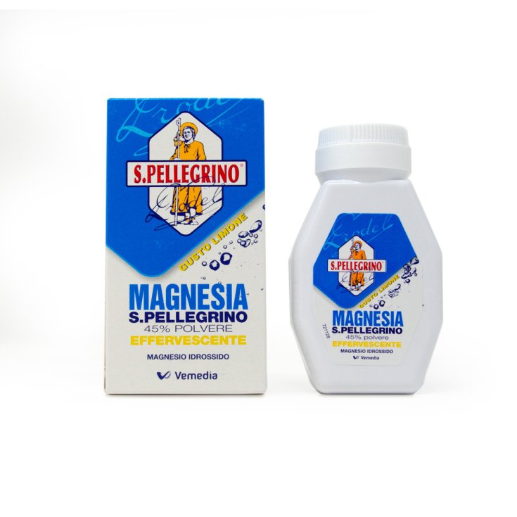 Magnesia S.Pellegrino 45% Polvere Effervescente Limone 100g
