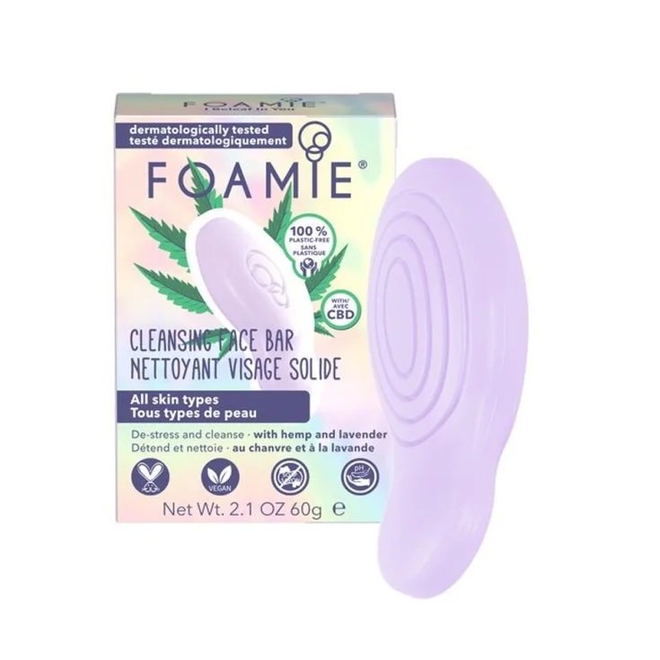 Cleansing Face Bar Canapa & Lavanda Foamie® 60g